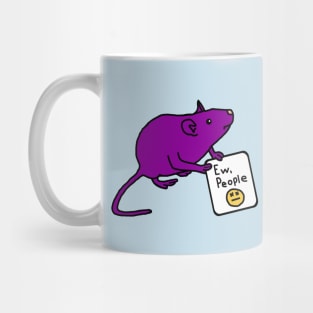 Rat Says Ew People Mug